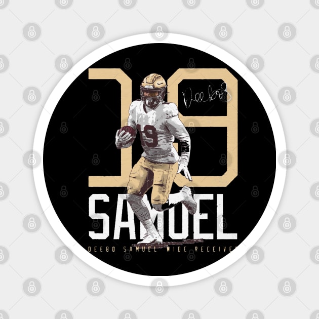 Deebo Samuel San Francisco Bold Number Magnet by Chunta_Design